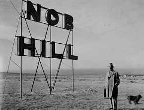 Photo of Sign on an Empty Mesa