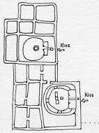 Floor Plan of a Typical Pueblo