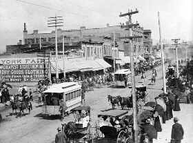 Early Photo of Albuquerque Street Car