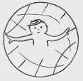 Drawing of a Child in a Globe