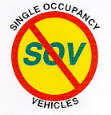 No Single Occupancy Vehicle (SOV) Sign