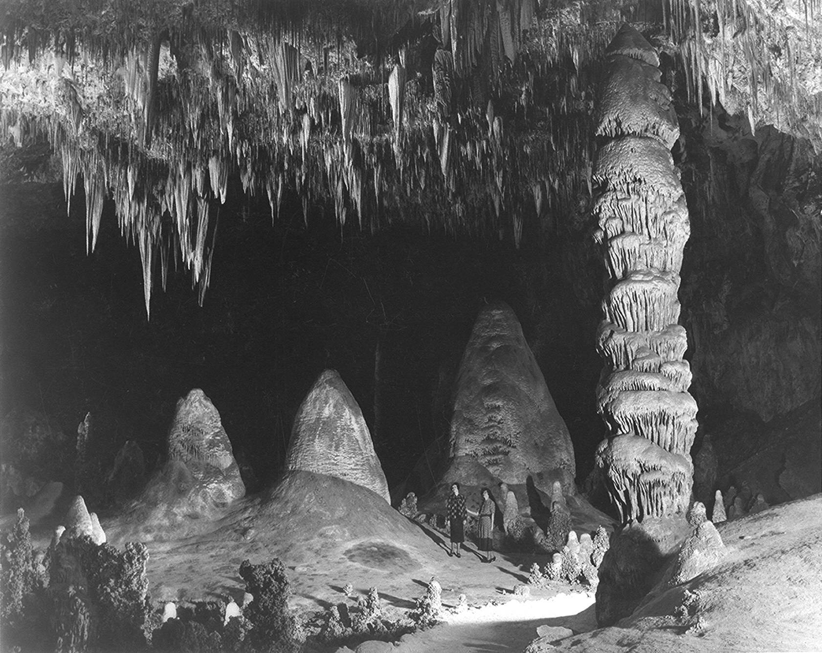 CARLSBAD CAVERNS NATIONAL PARK NEW MEXICO By Ansel Adams Giclee Repro 18x24